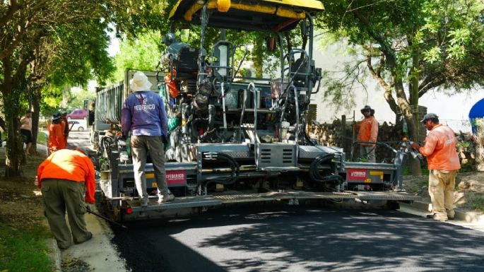 Avanzan las obras de pavimentación en barrio Vista Verde