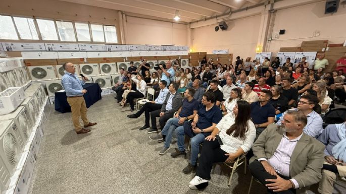 Villa María alcanzará el 100% de las aulas climatizadas en establecimientos educativos