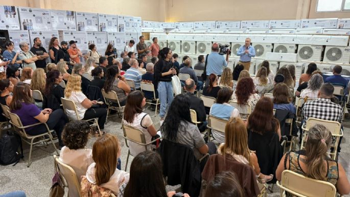 Villa María alcanzará el 100% de las aulas climatizadas en establecimientos educativos