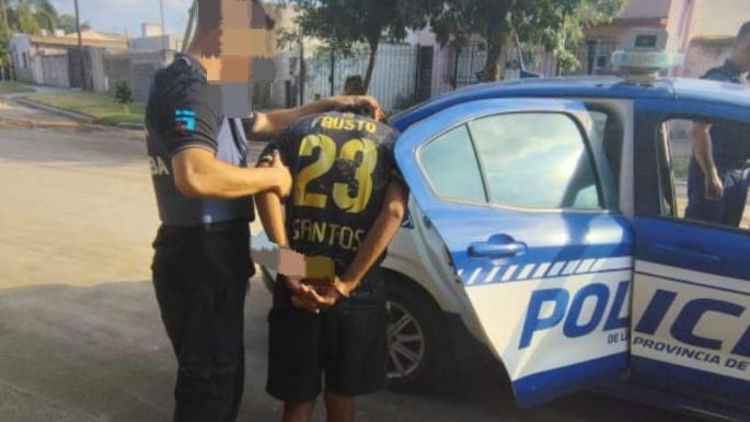Quedó detenido por intentar robar una manguera