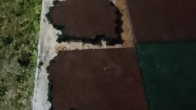 Vandalismo: rompen una plaza de juegos que no se inauguró