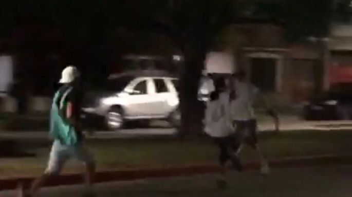 Disturbios en la zona de costanera en las noches peñeras