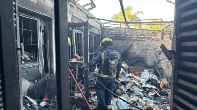 Fuego en Villa Nueva: Bomberos evitaron una tragedia