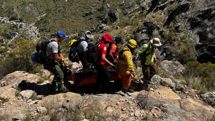 Una turista de 17 años fue rescatada en las Altas Cumbres