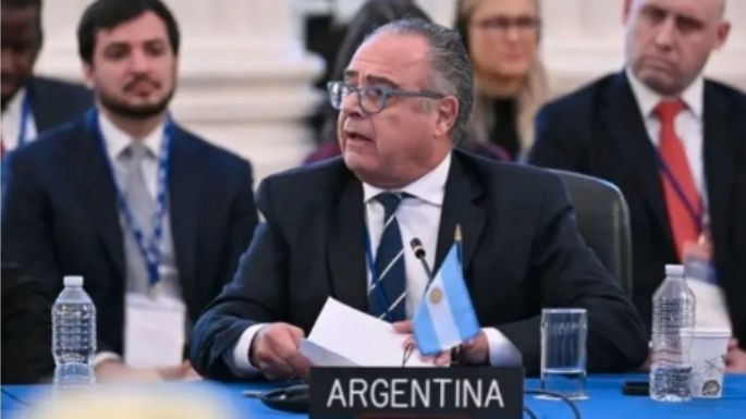 Apoyo argentino  a Trump en la OEA