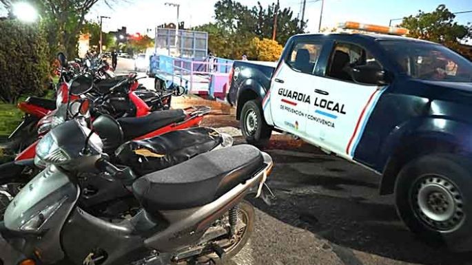 Fueron 2.949 las motos secuestradas en un año