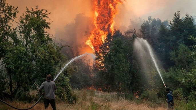 Piden la emergencia en la zona de incendios