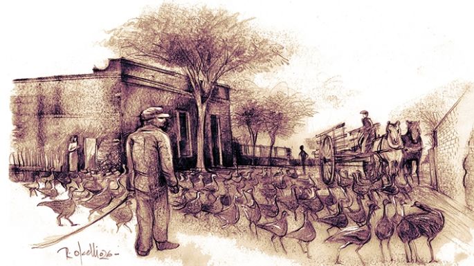 Villa Nueva, emergente de postas y caminos
