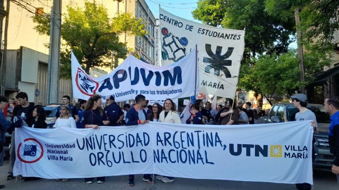 Villa María se sumó a la 5º Marcha Federal Universitaria