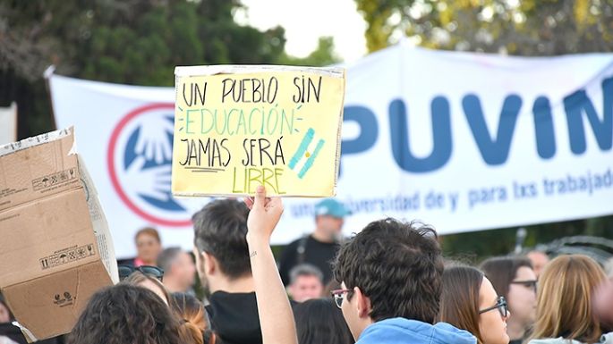 Las frases desde la protesta