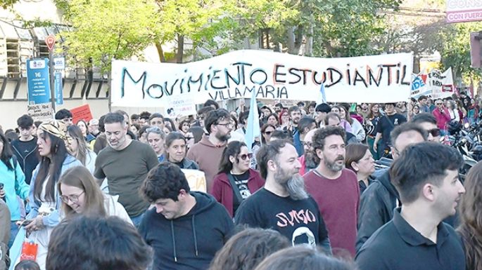 En Villa María se dio otro grito a favor de la universidad pública