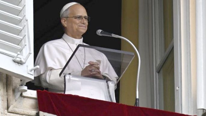 Reapareció en público el Papa