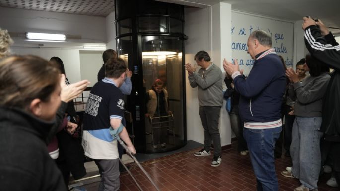 “Antes yo me quedaba abajo en mi aula": El Ocampo tiene ascensor