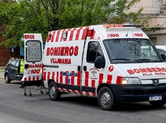 Motociclista sufrió traumatismos en un accidente
