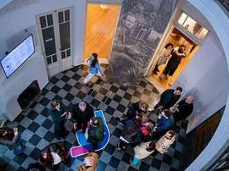 Inauguraron la muestra de Bonfiglioli en la Usina