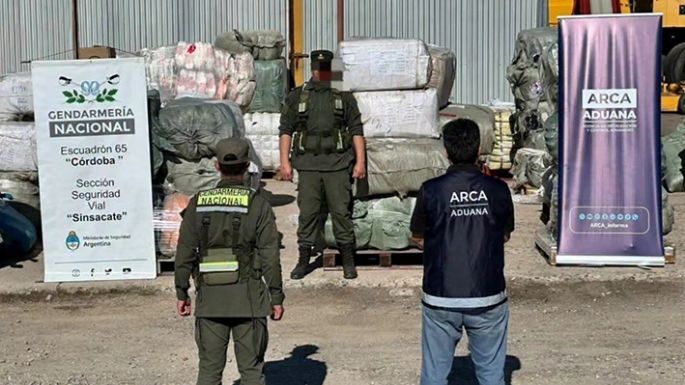 Secuestran un cargamento ilegal valuado en más de $563.000.000