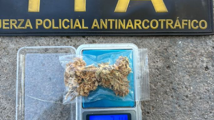 Un joven detenido por llevar cocaína y marihuana