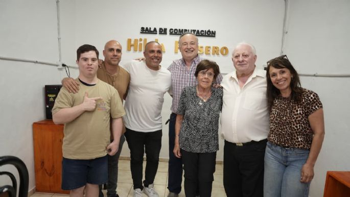 Inauguraron una sala de computación para personas con discapacidad