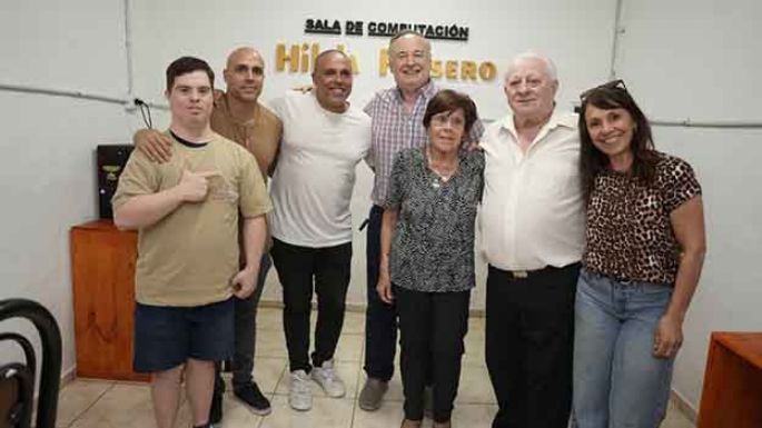 Se inauguró en el Güemes una sala de computación