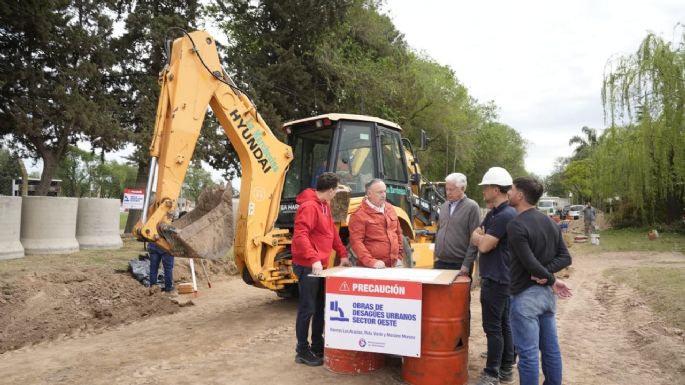 Ejecutan un desagüe que buscará evitar anegaciones en barrio Las Acacias
