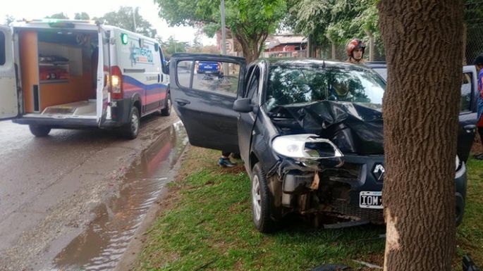 Varias personas lesionadas  en cuatro accidentes viales