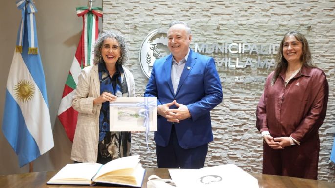 Accastello recibió al Gobierno Vasco y dialogaron sobre la necesidad de más humanismo