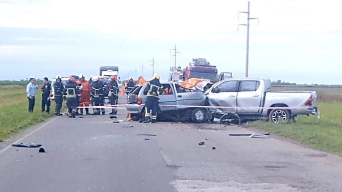 Un vecino de Las Varillas murió en choque frontal