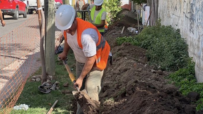 Barrio La Floresta: inicio de la obra de gas natural
