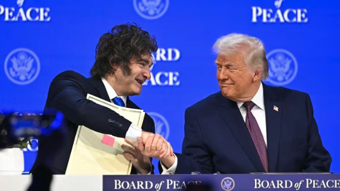 Milei elogió a Trump y le prometió ayuda en Gaza