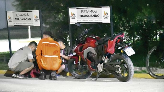 Menor fracturado en un choque