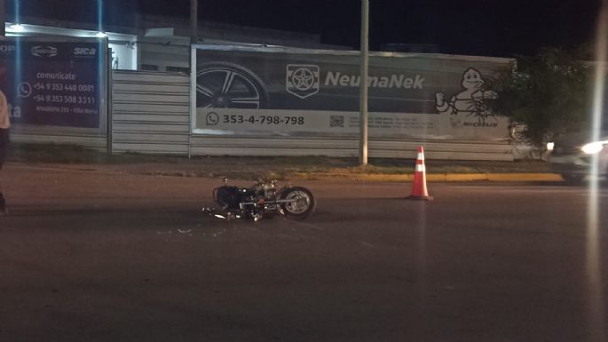 Se chocó a la ambulancia que luego lo trasladó