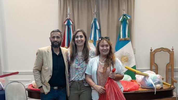 Entregaron elementos deportivos a 24 escuelas rurales