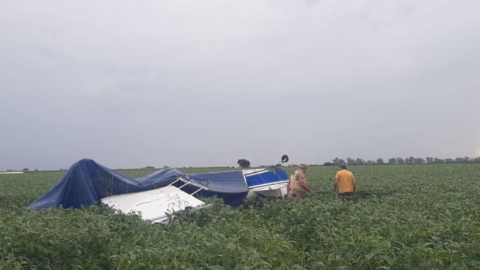 Accidente aéreo entre Alto Chipión y Colonia Marina