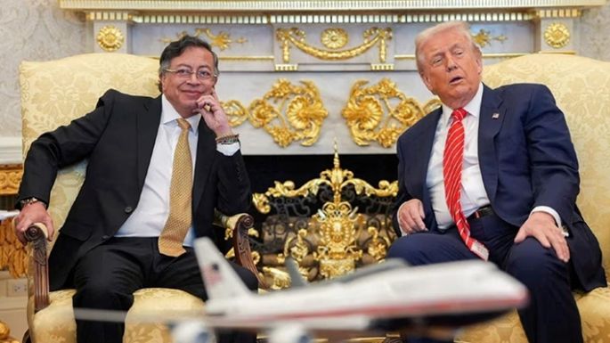 Trump se reunió con Petro en la Casa Blanca