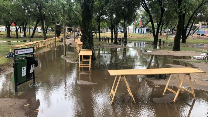 La lluvia afectó el Recorrido Peñero y desagotan con bombas