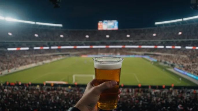 Cerveza en el Monumental