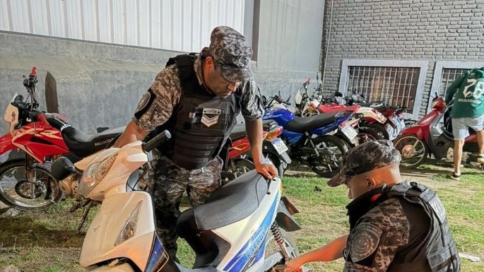 En operativos del finde recuperaron seis motos robadas
