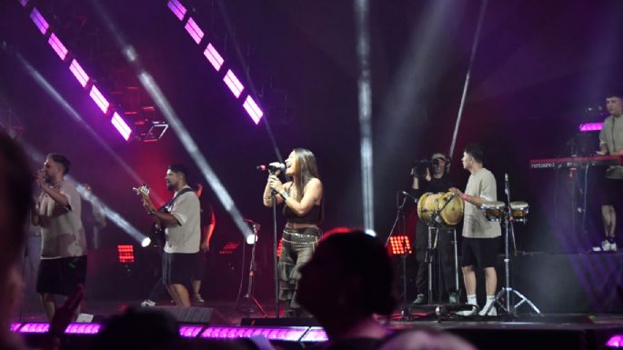 Valentina Márquez hizo vibrar la noche cuartetera