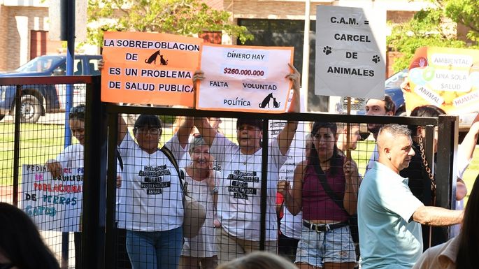 Animalistas en la puerta