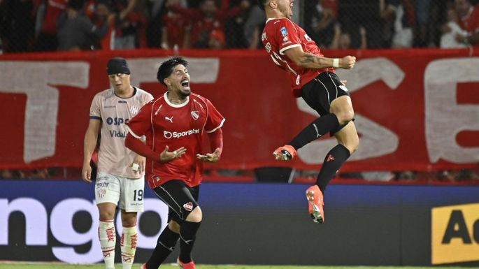 Agónico empate de Independiente