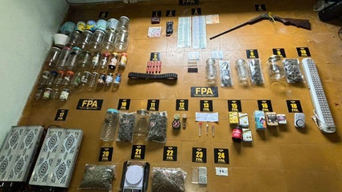 La FPA secuestró más de 2.000 dosis de marihuana