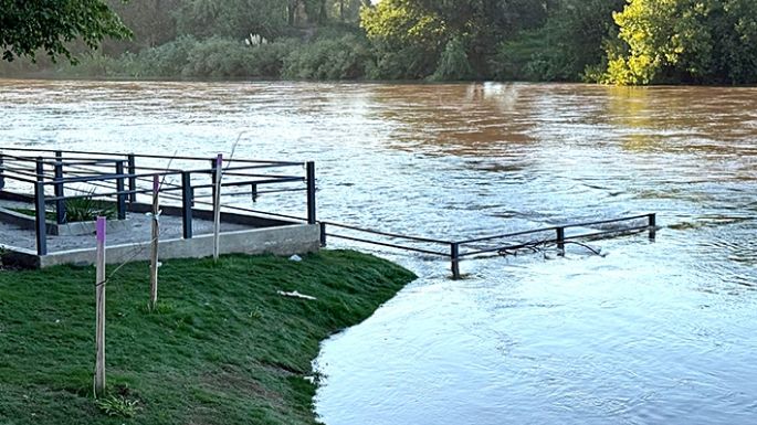 Río controlado, por ahora