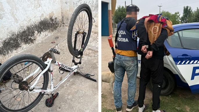 Recuperaron otra costosa bici robada por “levantaportones”