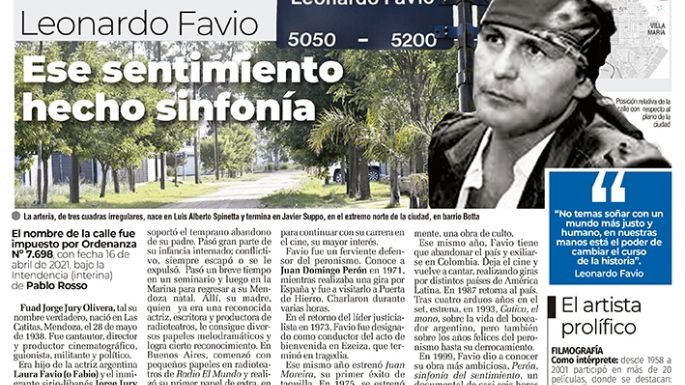 Ese sentimiento hecho sinfonía