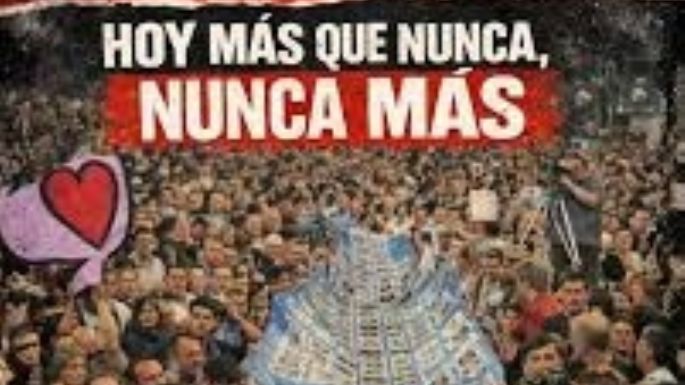 Hoy, movilización y vigilia por el “Más que nunca, NUNCA MÁS”
