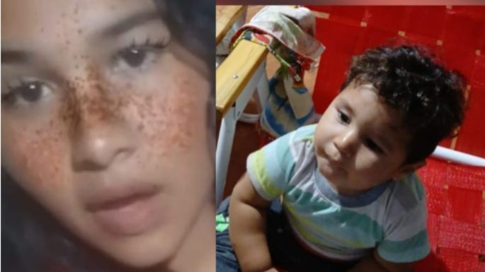 Buscan a una joven y su hijo de un año