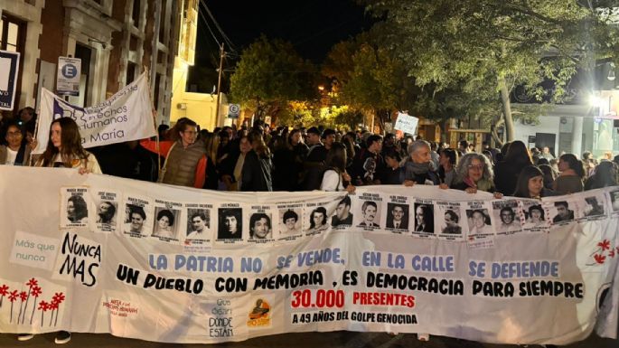 Marcha y vigilia por el Día de la Memoria en Villa María