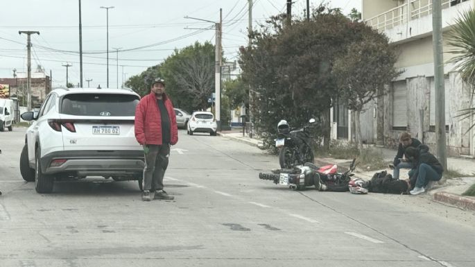 Motociclista con heridas en accidente en el Alvear