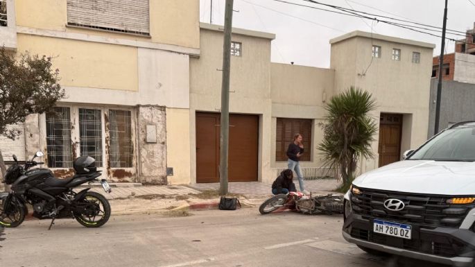 Motociclista con heridas en accidente en el Alvear