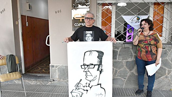 El Cispren homenajeó a Rodolfo Walsh en su sede